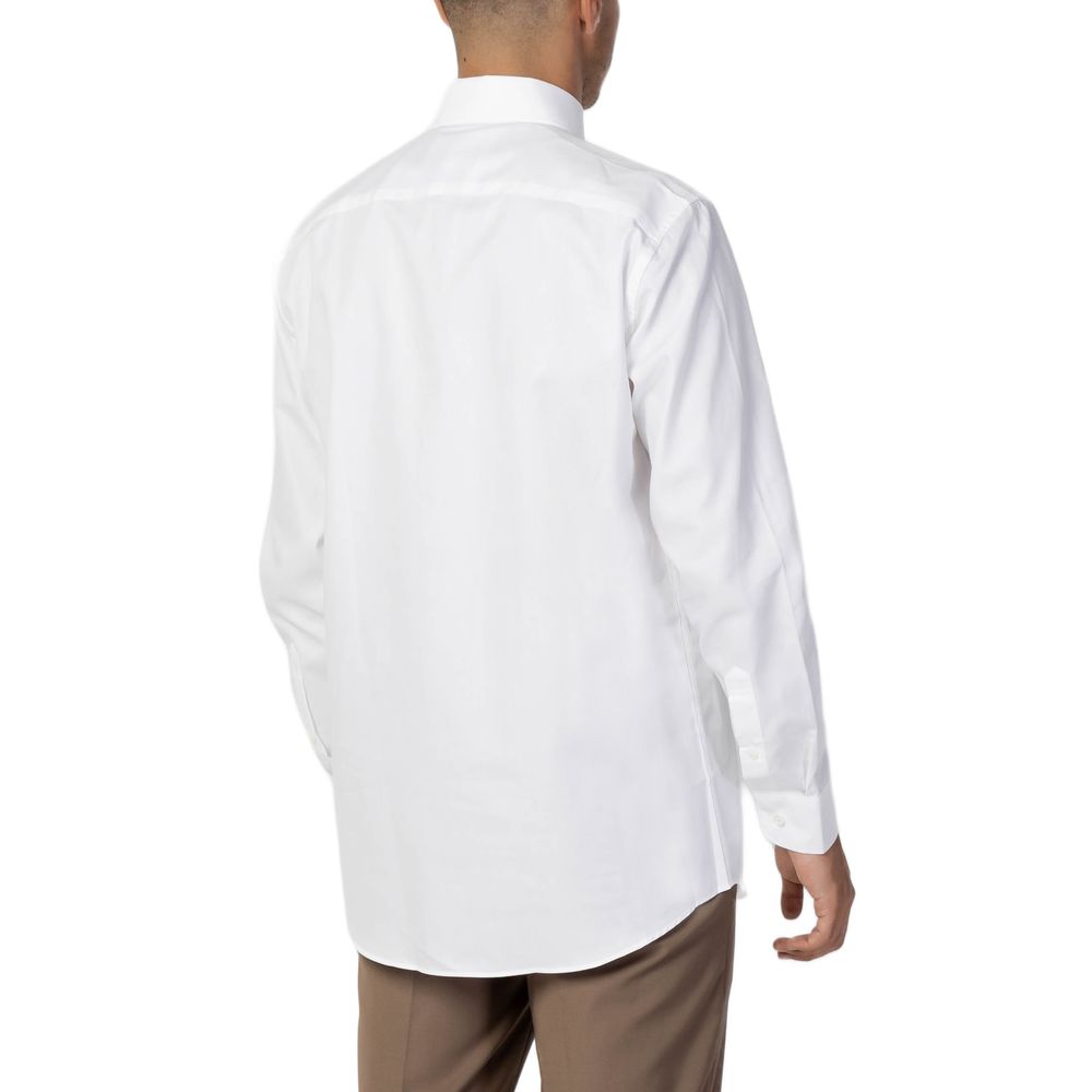 Selected White Cotton Men's Shirt