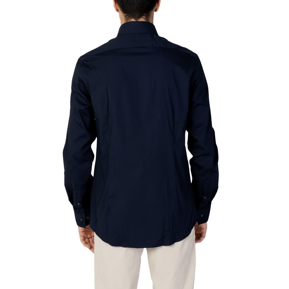 Calvin Klein Blue Cotton Men's Shirt