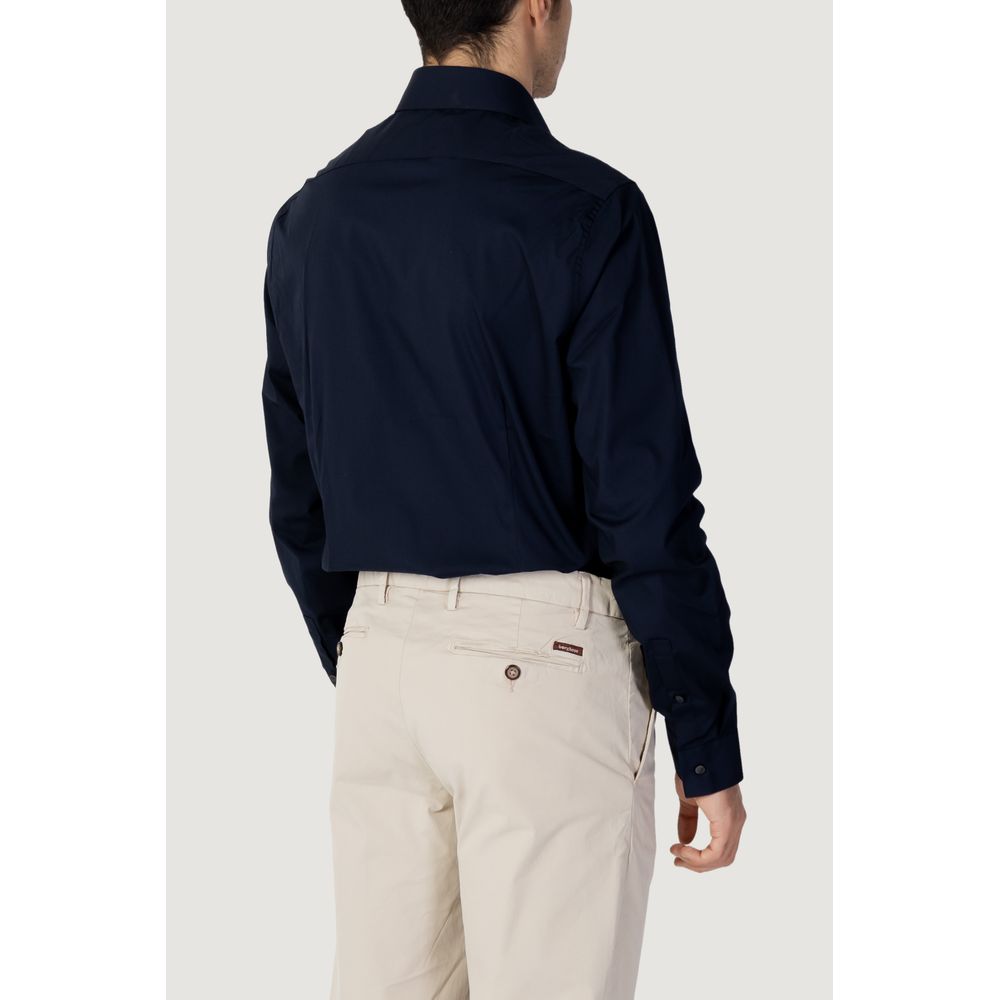 Calvin Klein Blue Cotton Men's Shirt