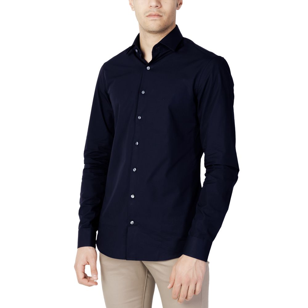 Calvin Klein Blue Cotton Men's Shirt