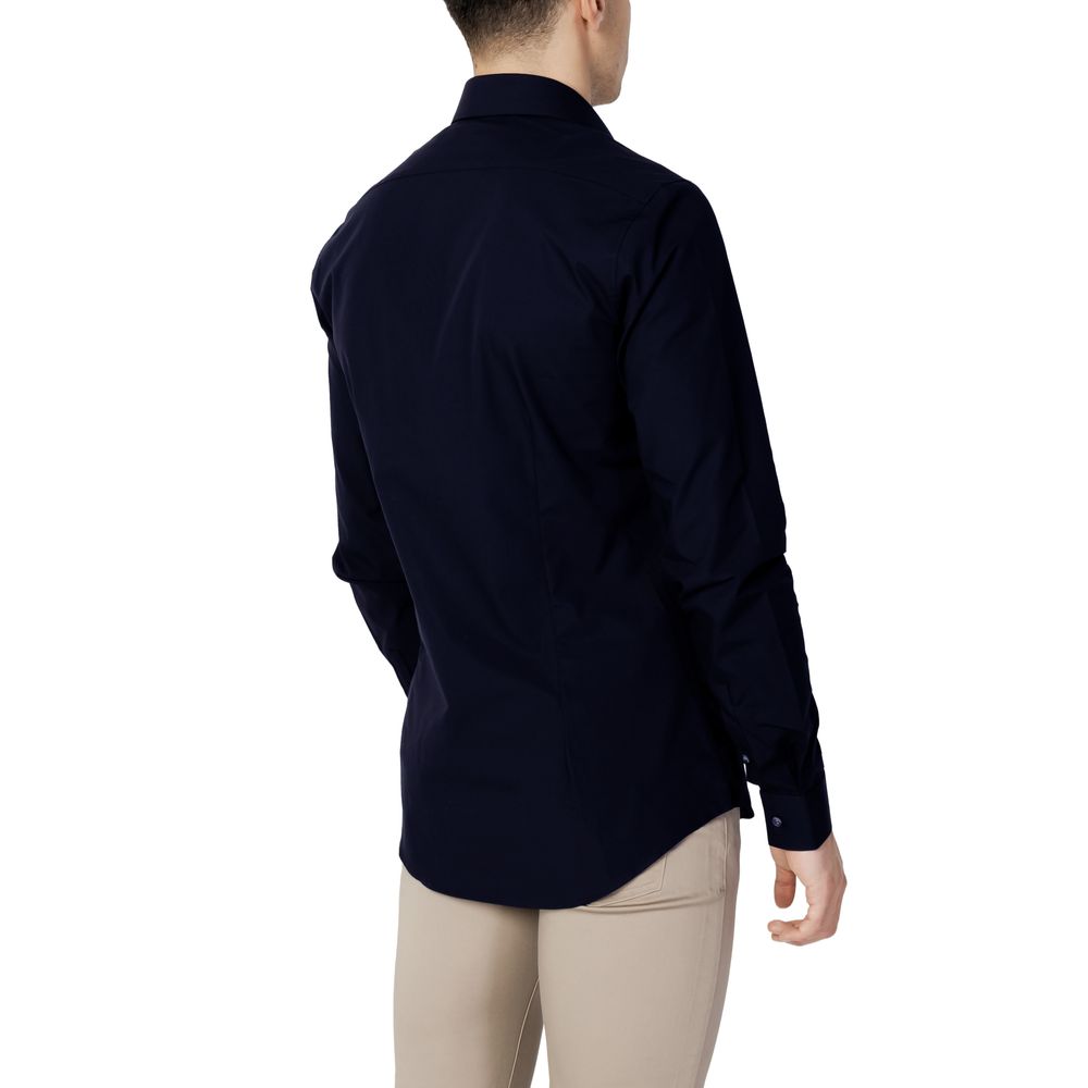 Calvin Klein Blue Cotton Men's Shirt