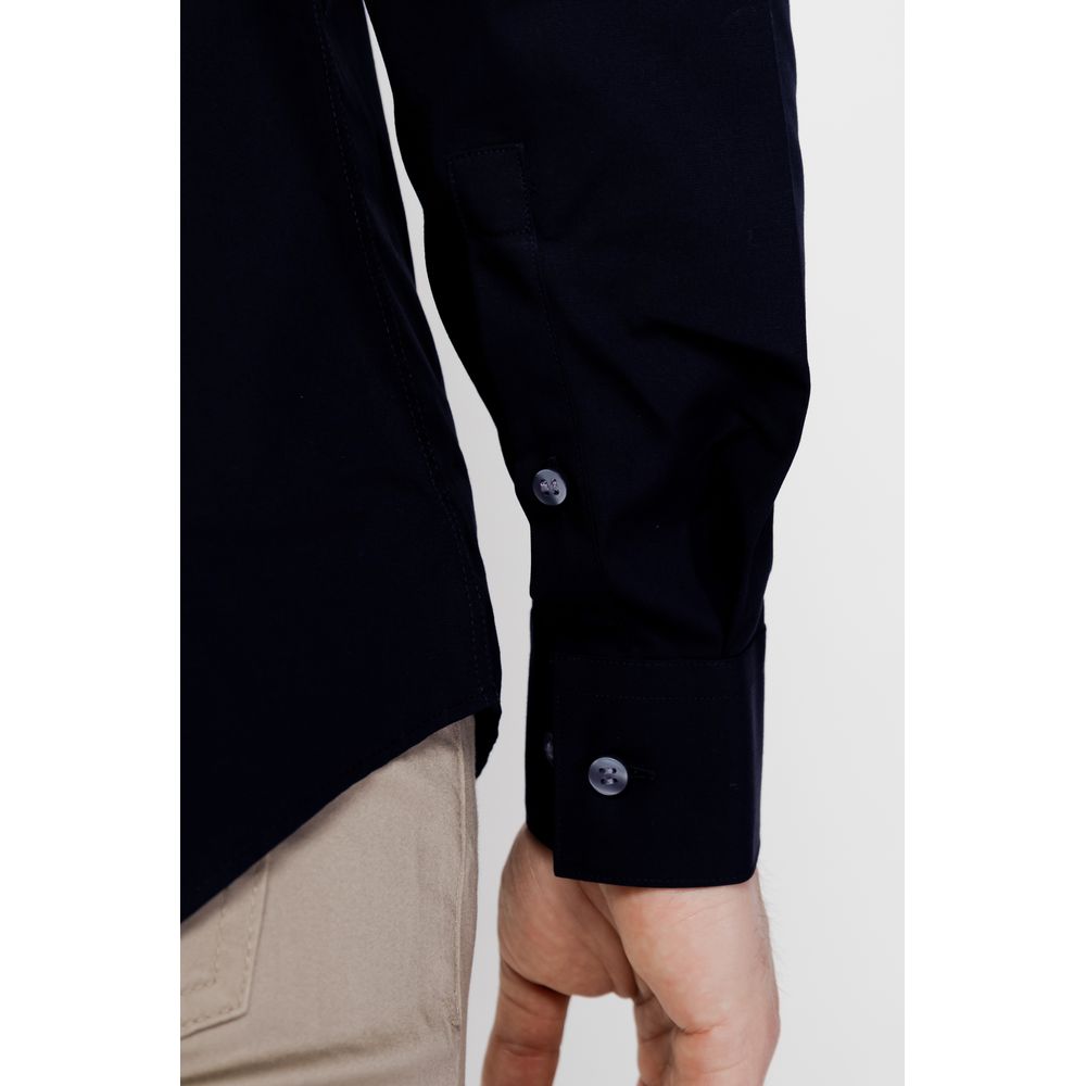 Calvin Klein Blue Cotton Men's Shirt