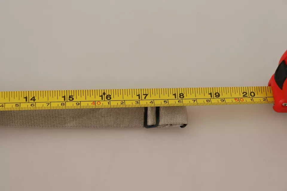 Dolce & Gabbana Silver Gray 100% Silk Adjustable Neck Bow Men's Tie