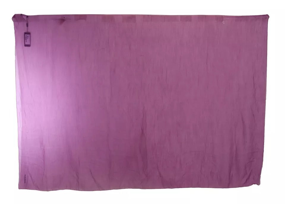 Dolce & Gabbana Purple Solid Cashmere Silk Shawl Wrap Women's Scarf (Pre-Owned)