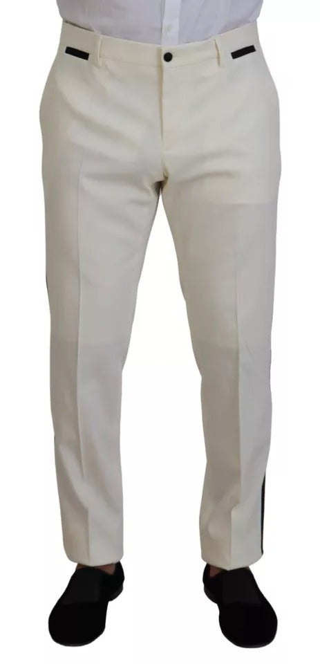 Dolce & Gabbana White Double Breasted 2 Piece SICILIA Men's Suit (Pre-Owned)