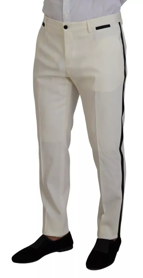 Dolce & Gabbana White Double Breasted 2 Piece SICILIA Men's Suit (Pre-Owned)