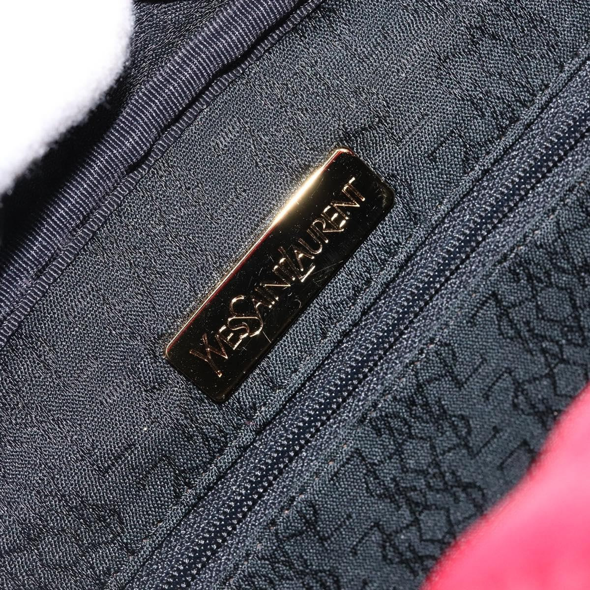 Saint Laurent Vintage Nylon Red Nylon Shoulder Bag Bag (Pre-Owned)