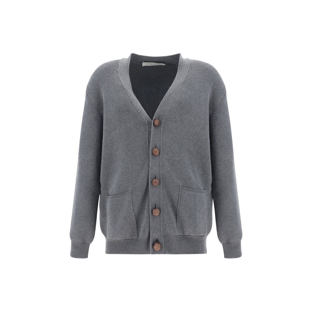 Golden Goose Gray Cotton Men's Cardigan