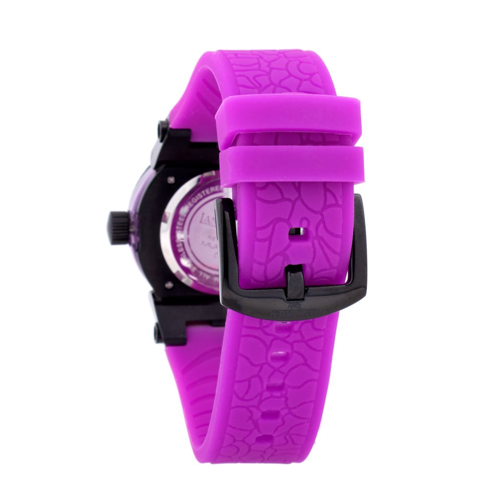 Lancaster Purple Silicone Women's Watch