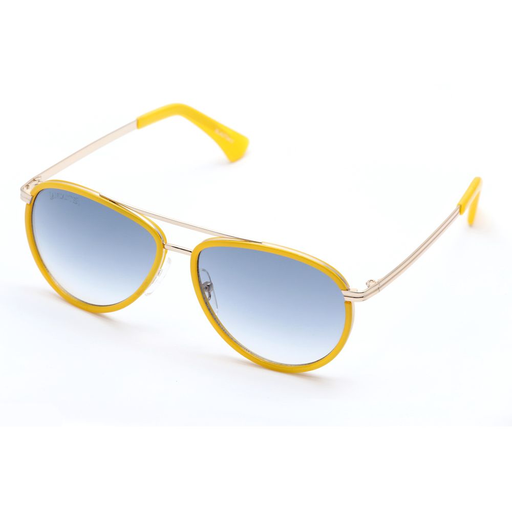Lancaster Yellow Metal Women's Sunglasses