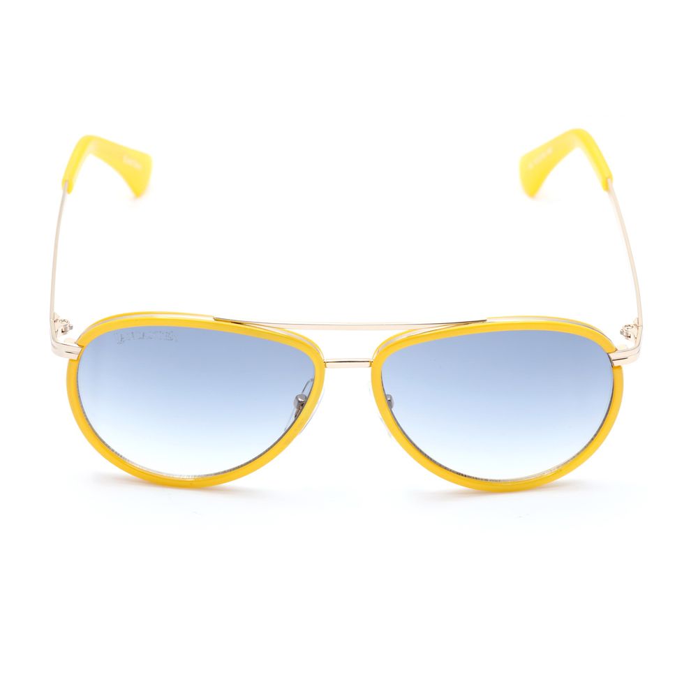Lancaster Yellow Metal Women's Sunglasses