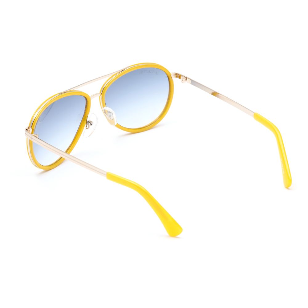 Lancaster Yellow Metal Women's Sunglasses