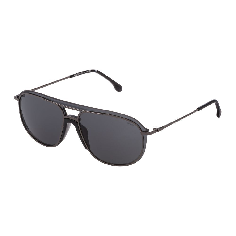 Lozza Gray Metal Men's Sunglasses