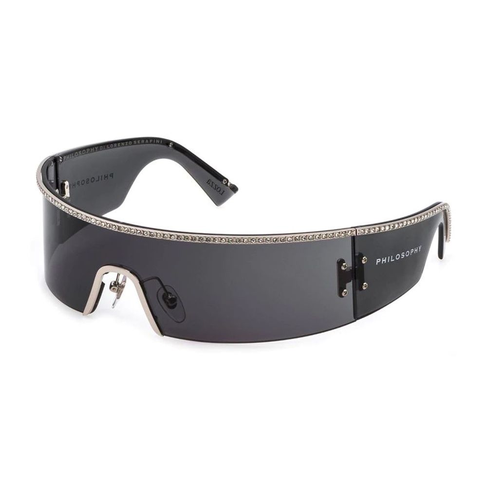 Lozza Gray Metal Women's Sunglasses