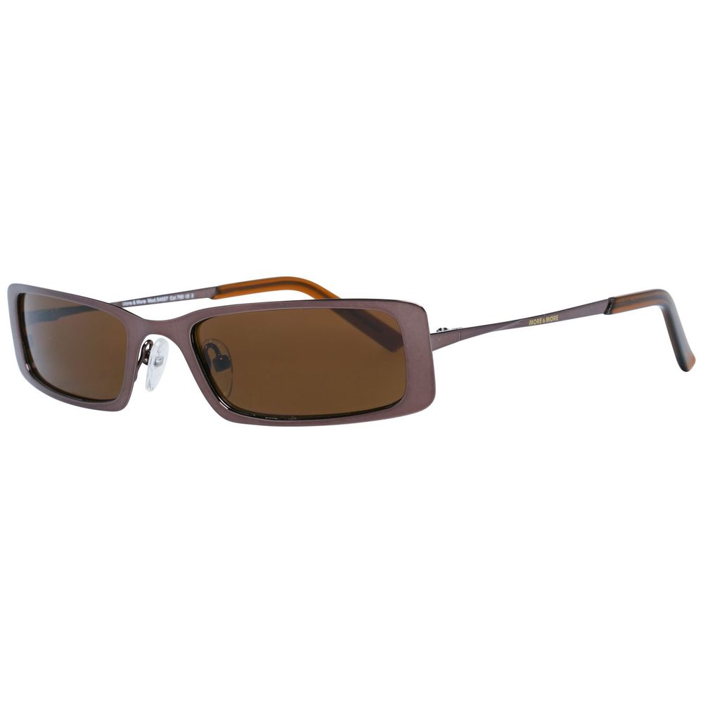 More & More Brown Metal Women's Sunglasses