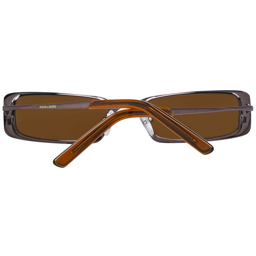 More & More Brown Metal Women's Sunglasses