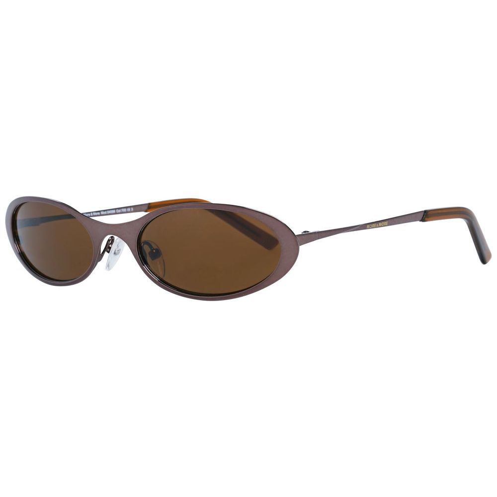 More & More Brown Metal Women's Sunglasses