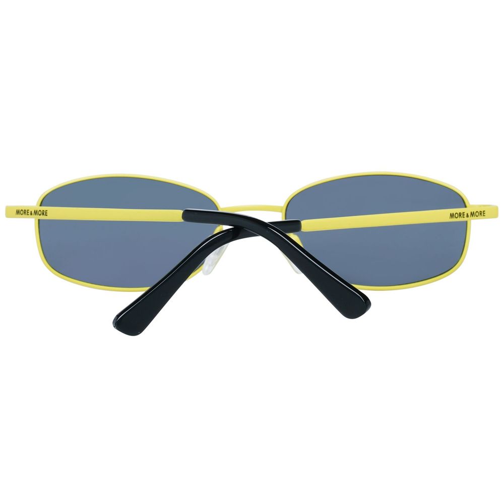 More & More Yellow Metal Women's Sunglasses