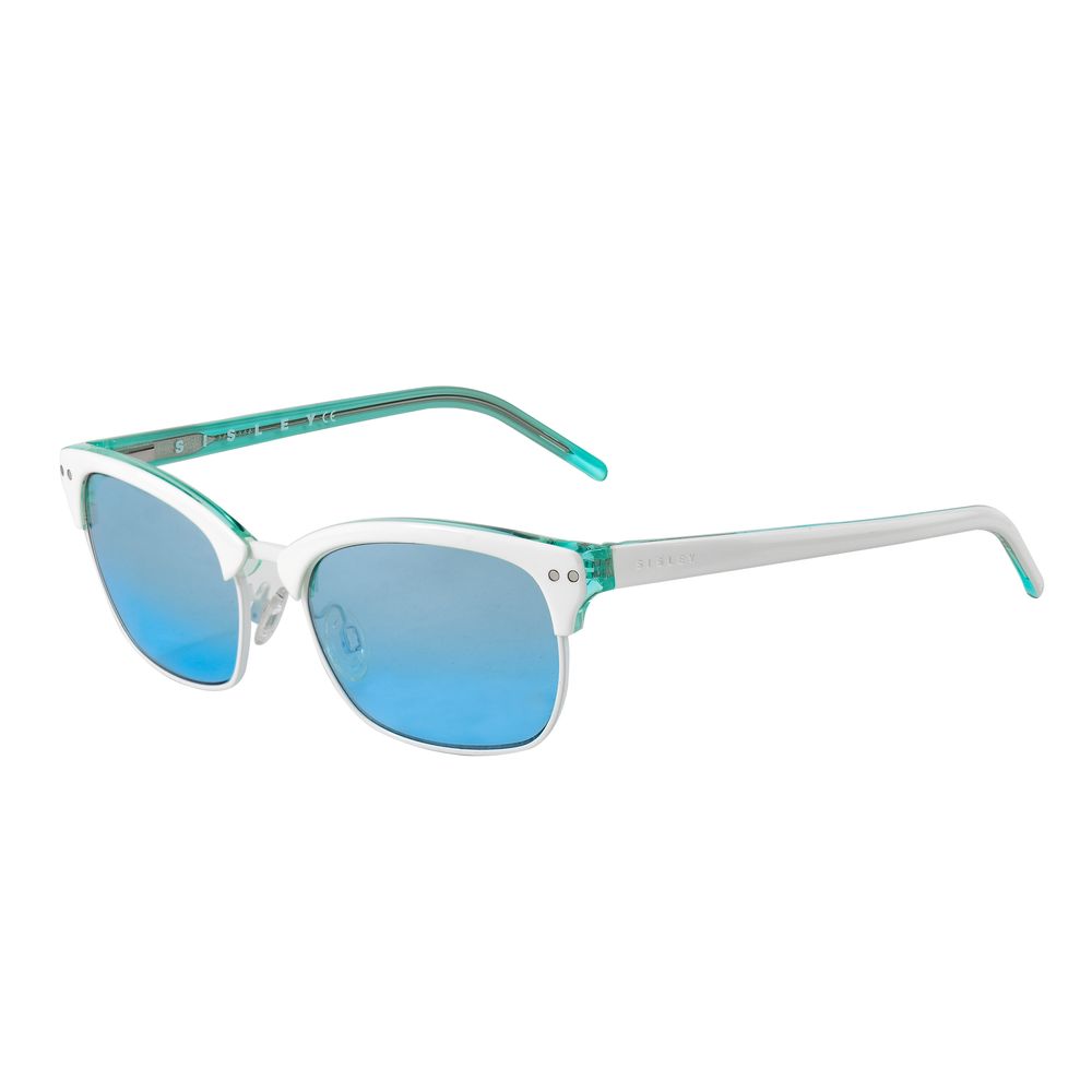 Sisley White Acetate Women's Sunglasses