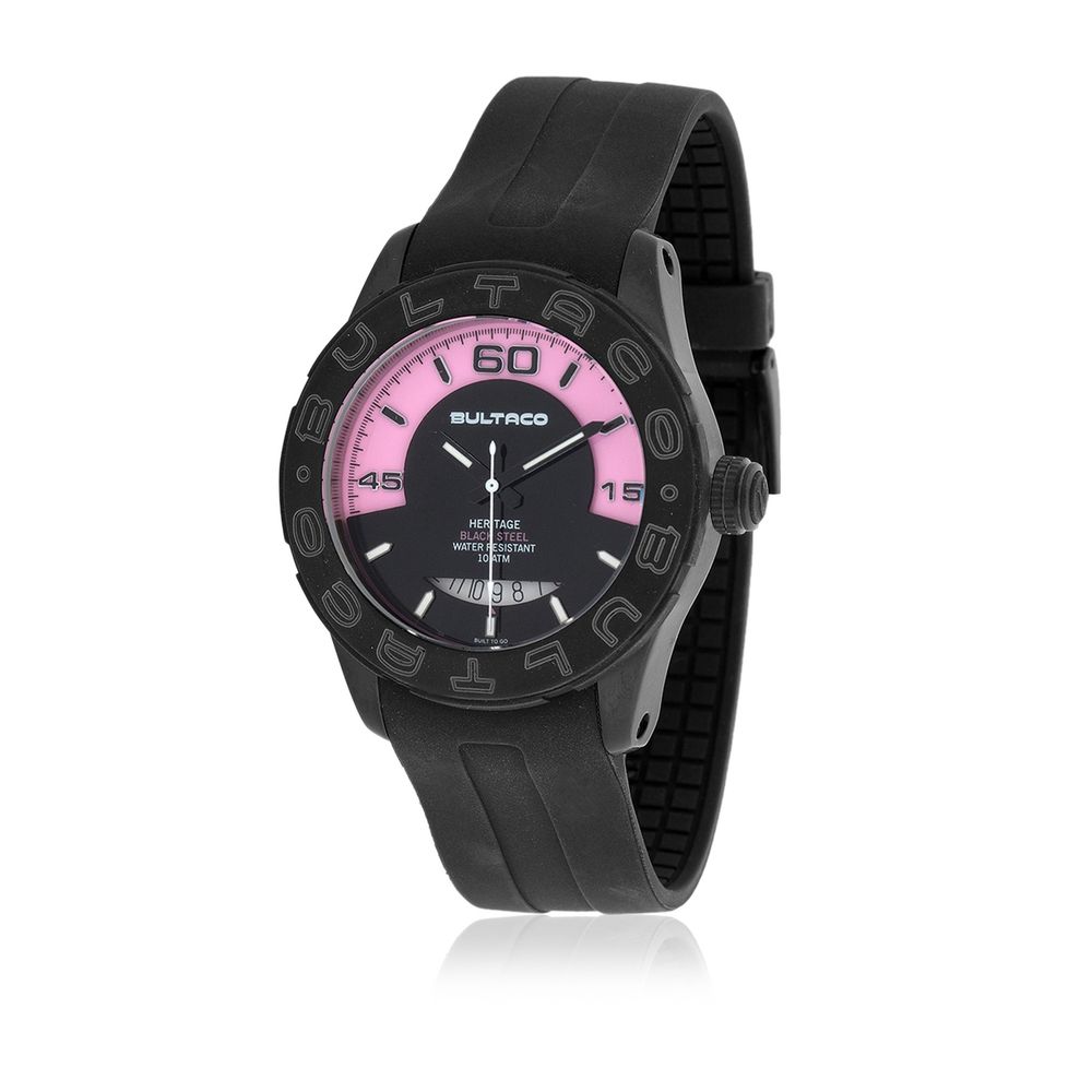 Bultaco Black Rubber Women's Watch