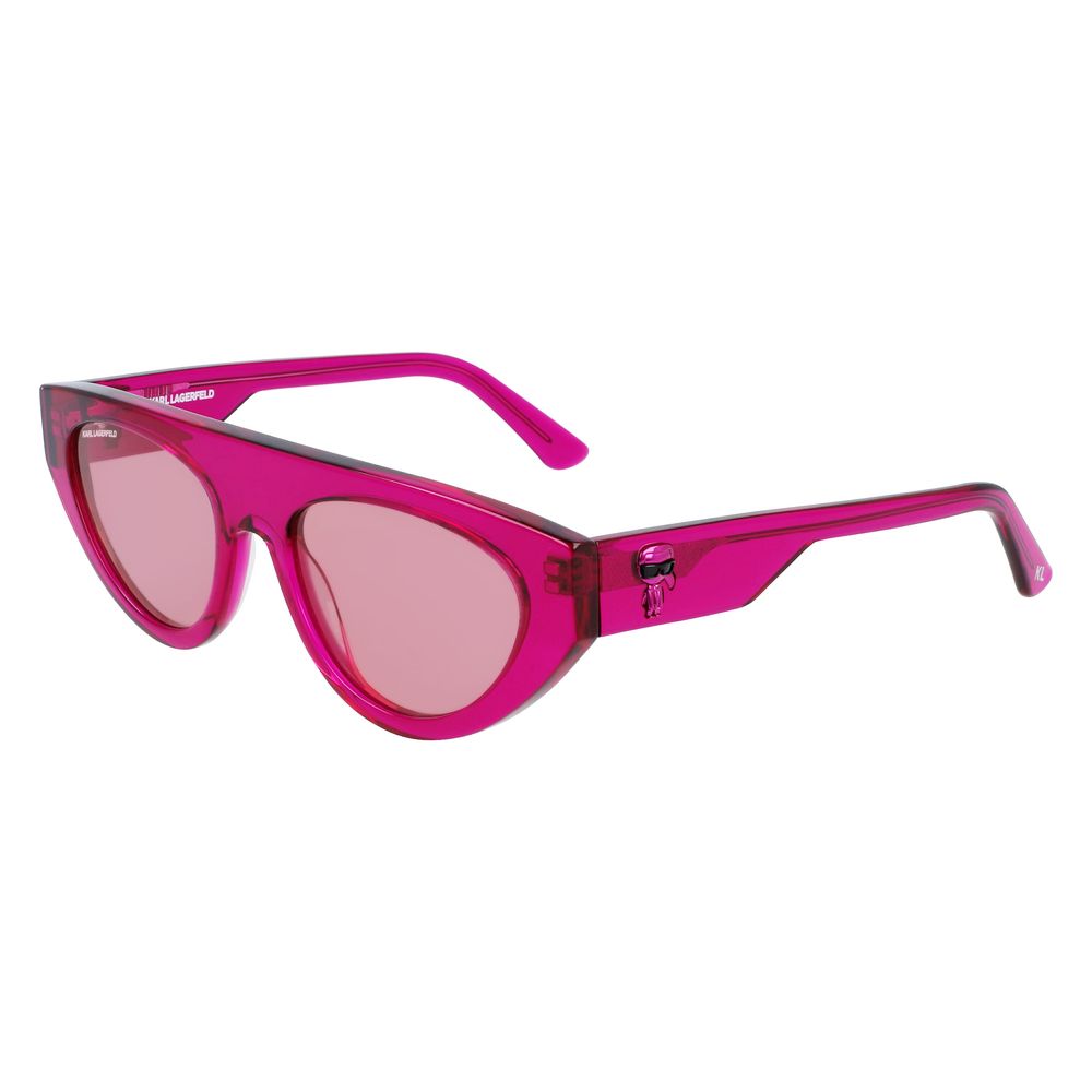 Karl Lagerfeld Pink Acetate Women's Sunglasses