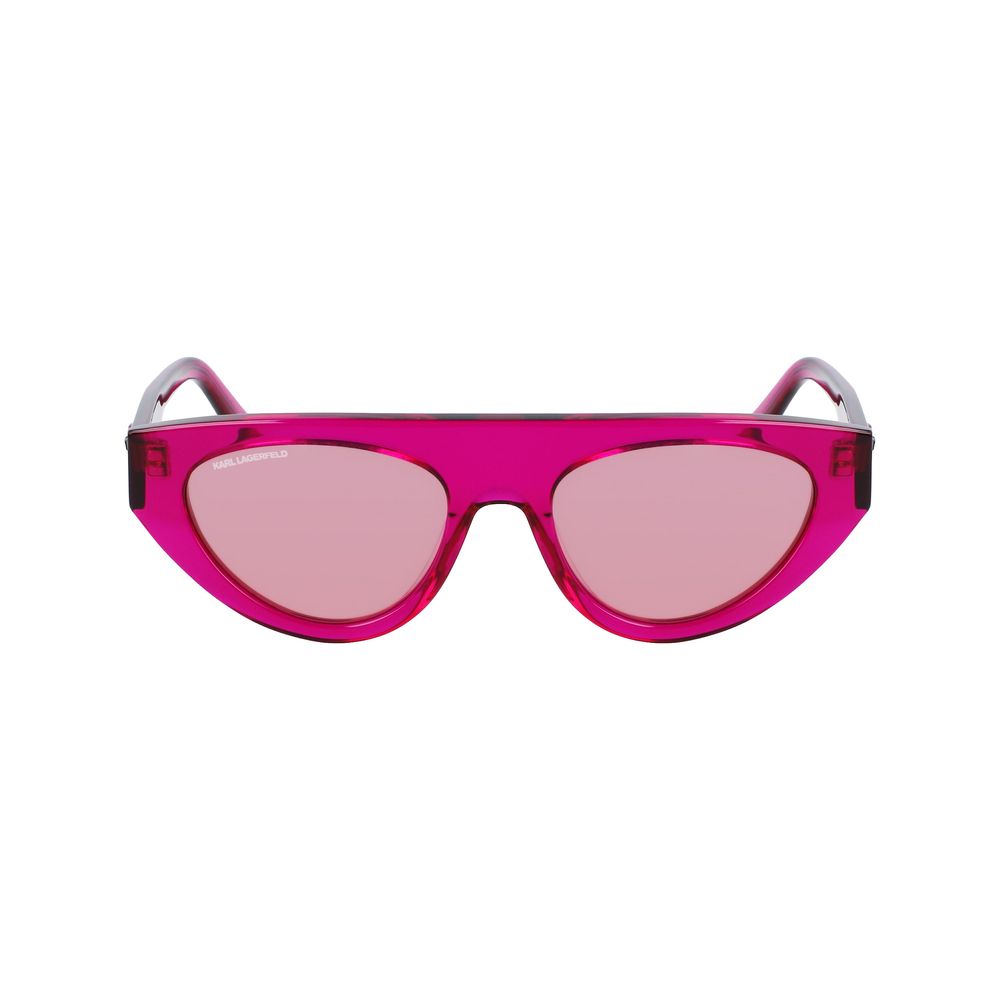 Karl Lagerfeld Pink Acetate Women's Sunglasses