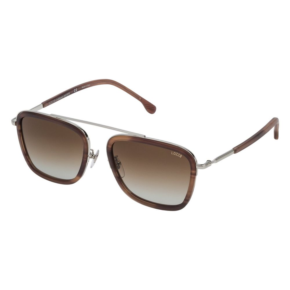 Lozza Brown Metal Men's Sunglasses