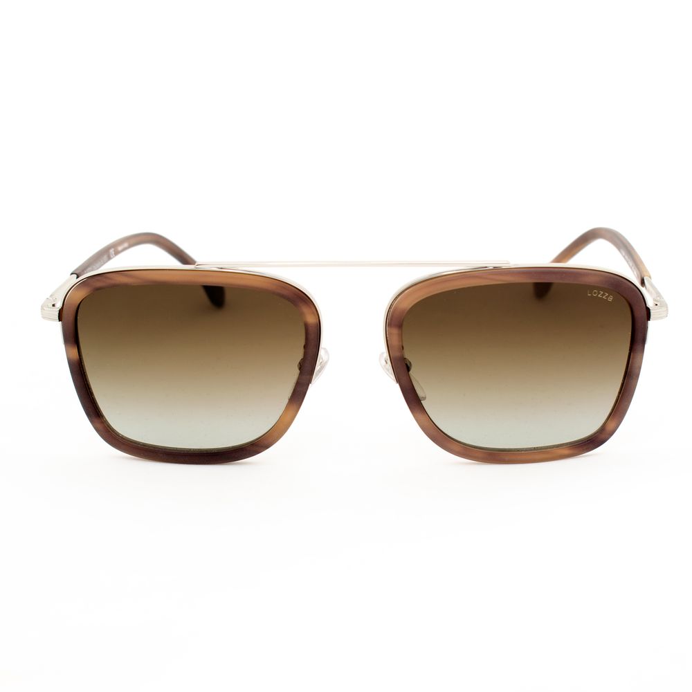 Lozza Brown Metal Men's Sunglasses