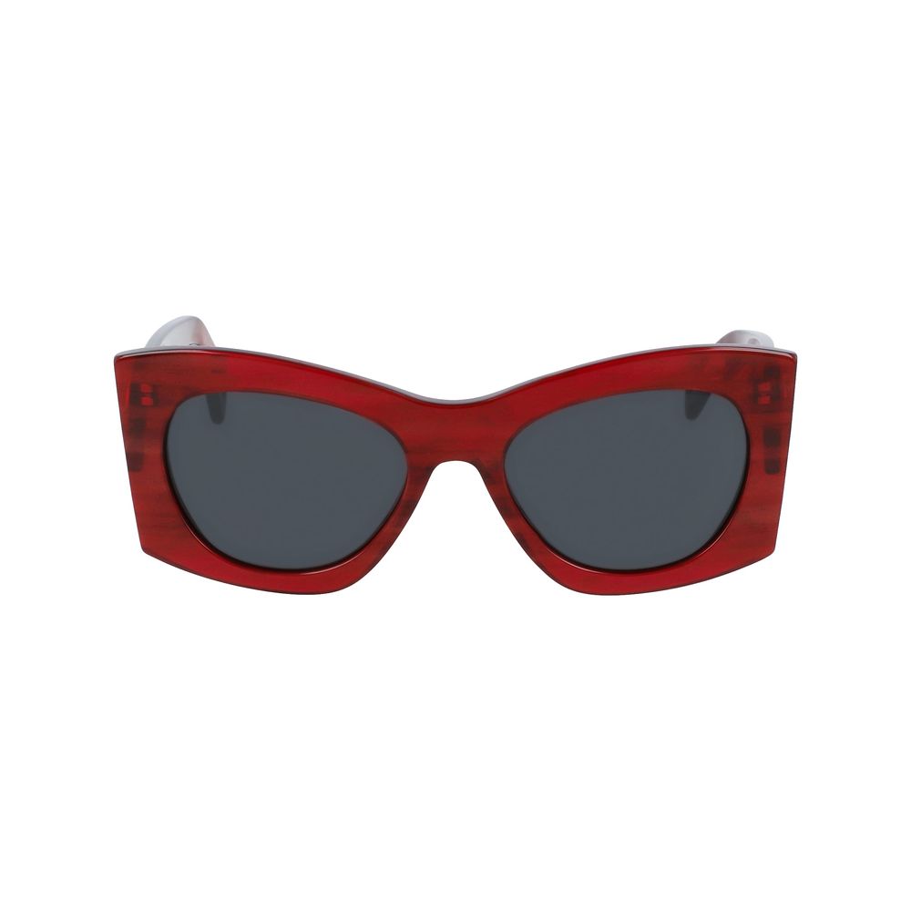 Lanvin Red Acetate Women's Sunglasses