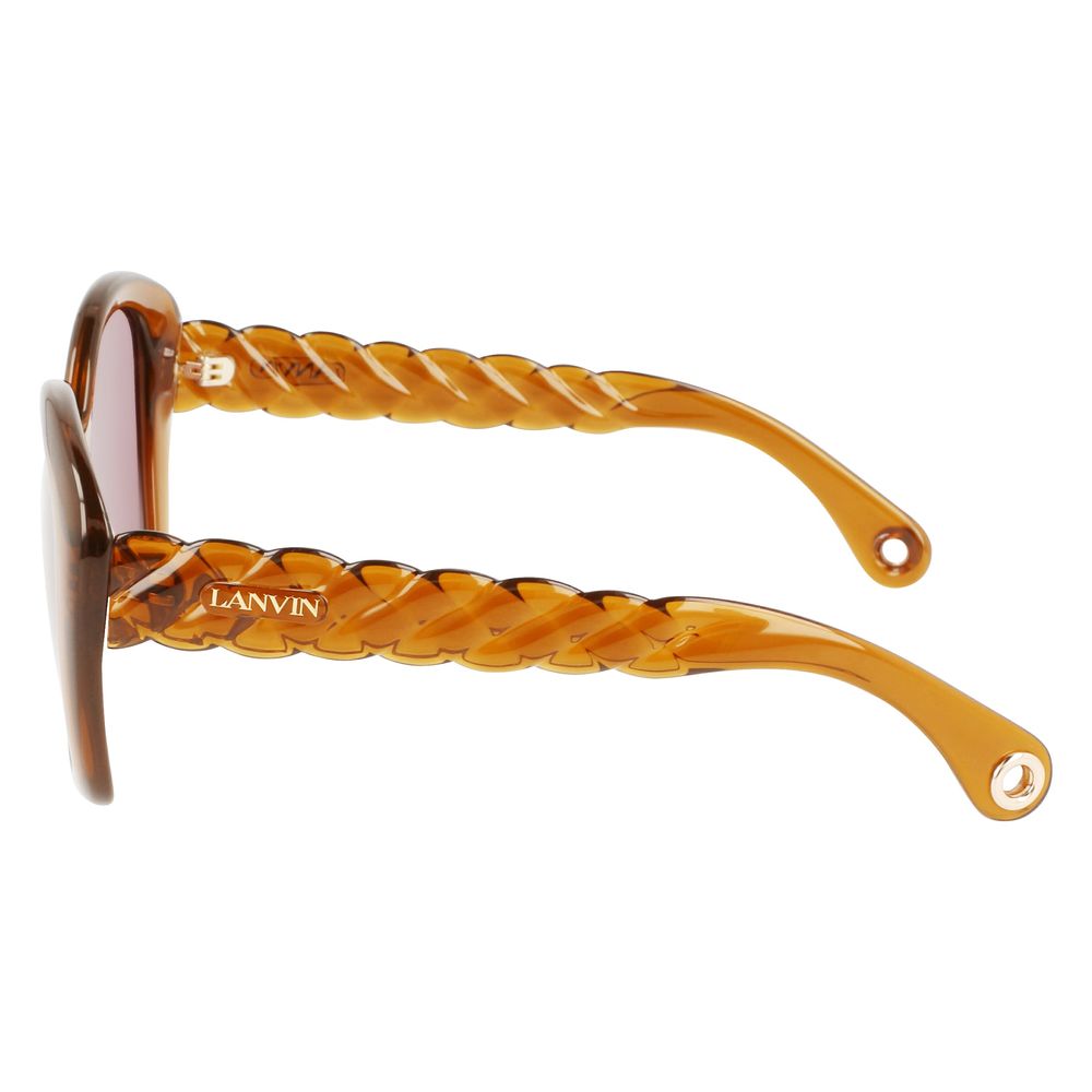 Lanvin Brown Bio Injected Women's Sunglasses
