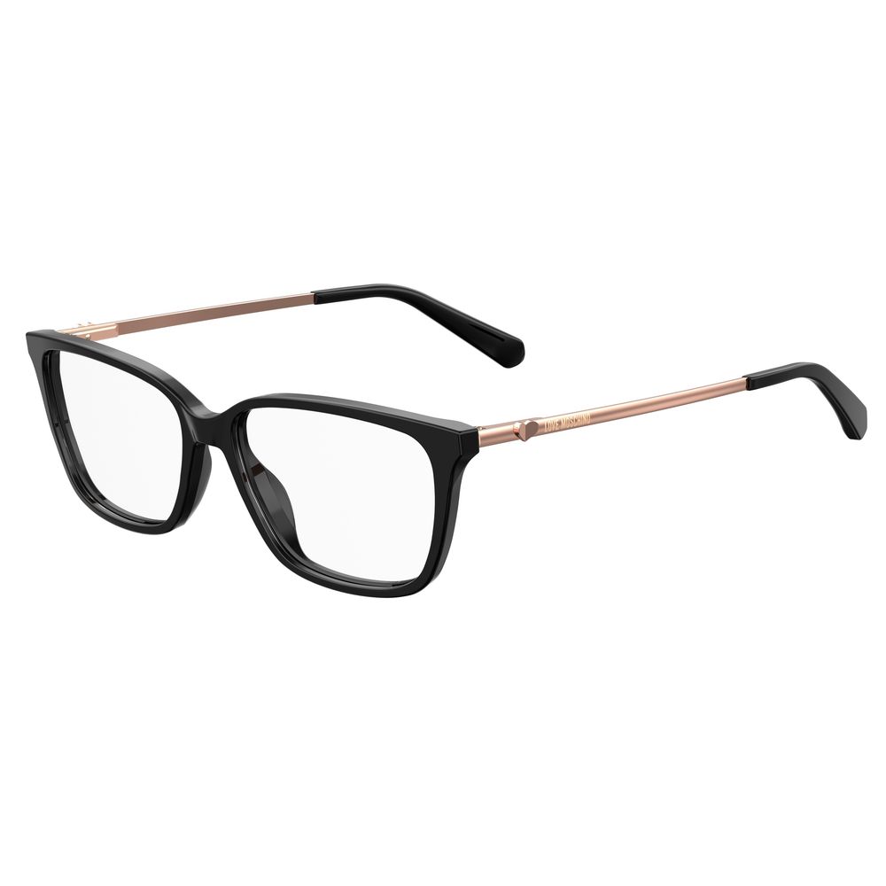 Love Moschino Black Acetate Women's Frames