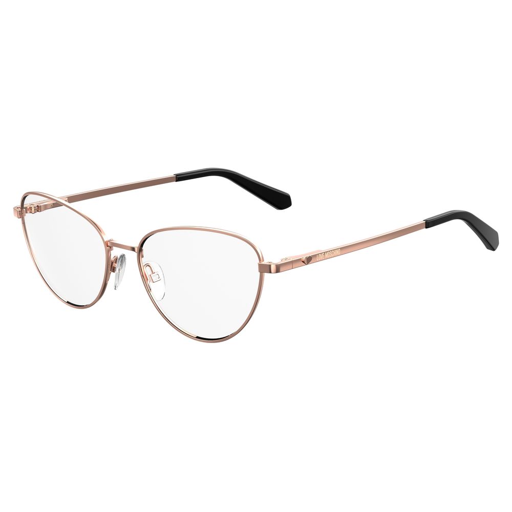 Love Moschino Gold Metal Women's Frames