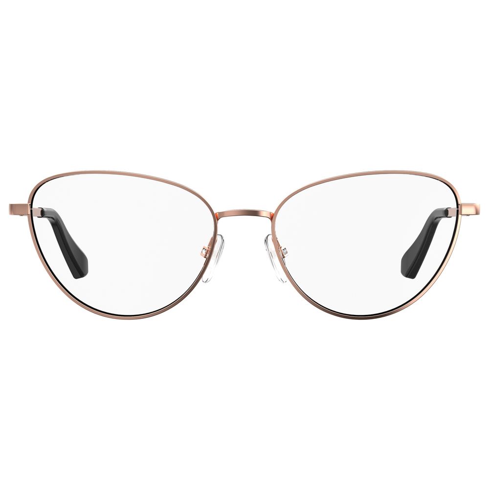 Love Moschino Gold Metal Women's Frames