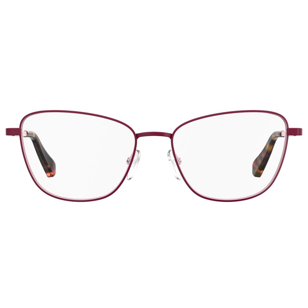 Love Moschino Red Metal Women's Frames