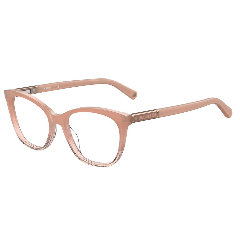 Love Moschino Beige Acetate Women's Frames
