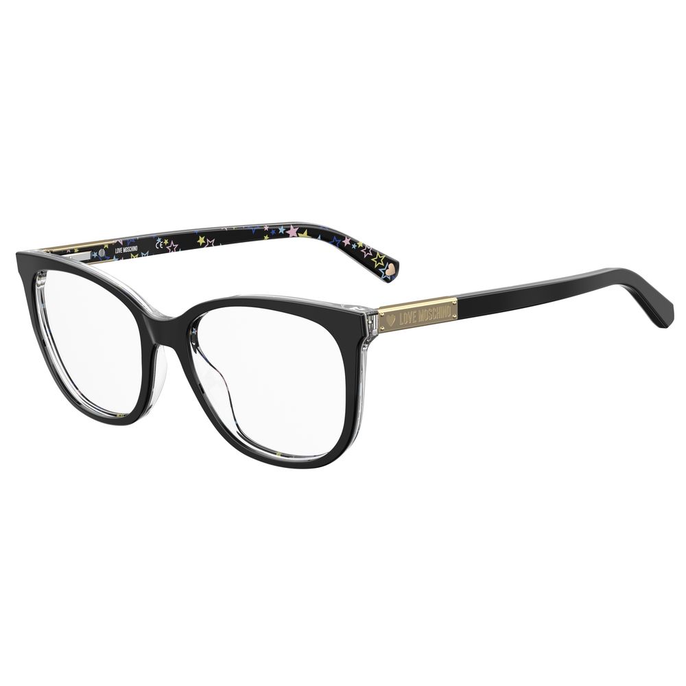 Love Moschino Black Acetate Women's Frames