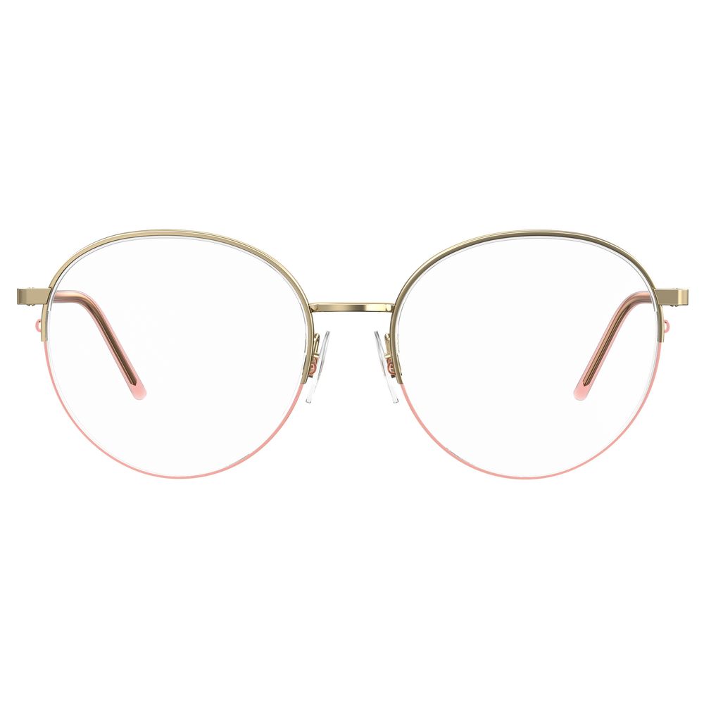 Love Moschino Rose Gold Metal Glasses Women's (Frames)
