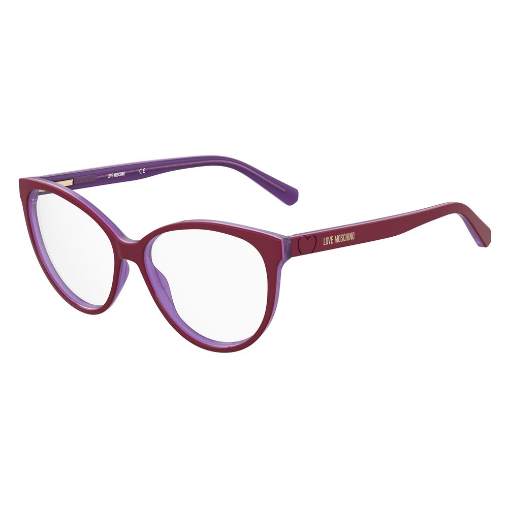 Love Moschino Red Acetate Women's Frames