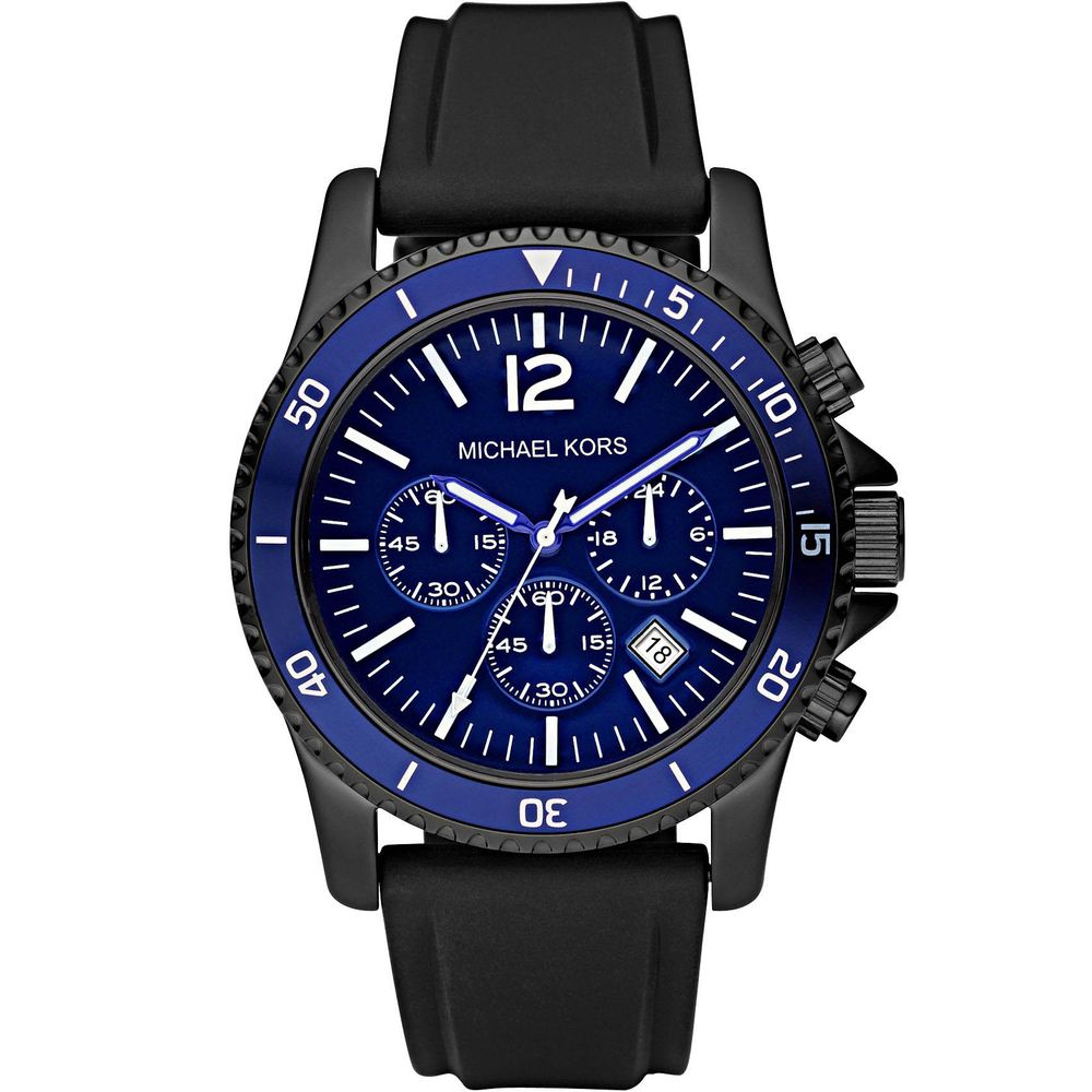 Michael Kors Black Gum Men's Watch