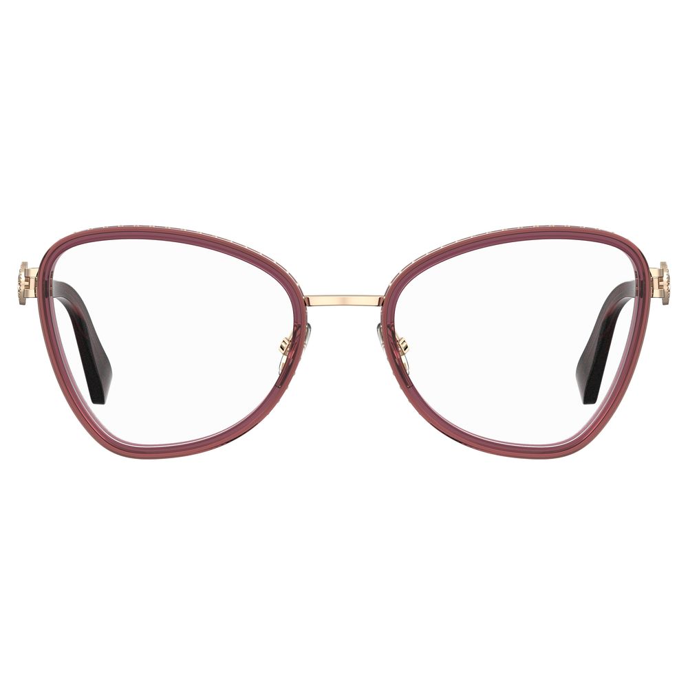 Moschino Burgundy Metal Women's Frames