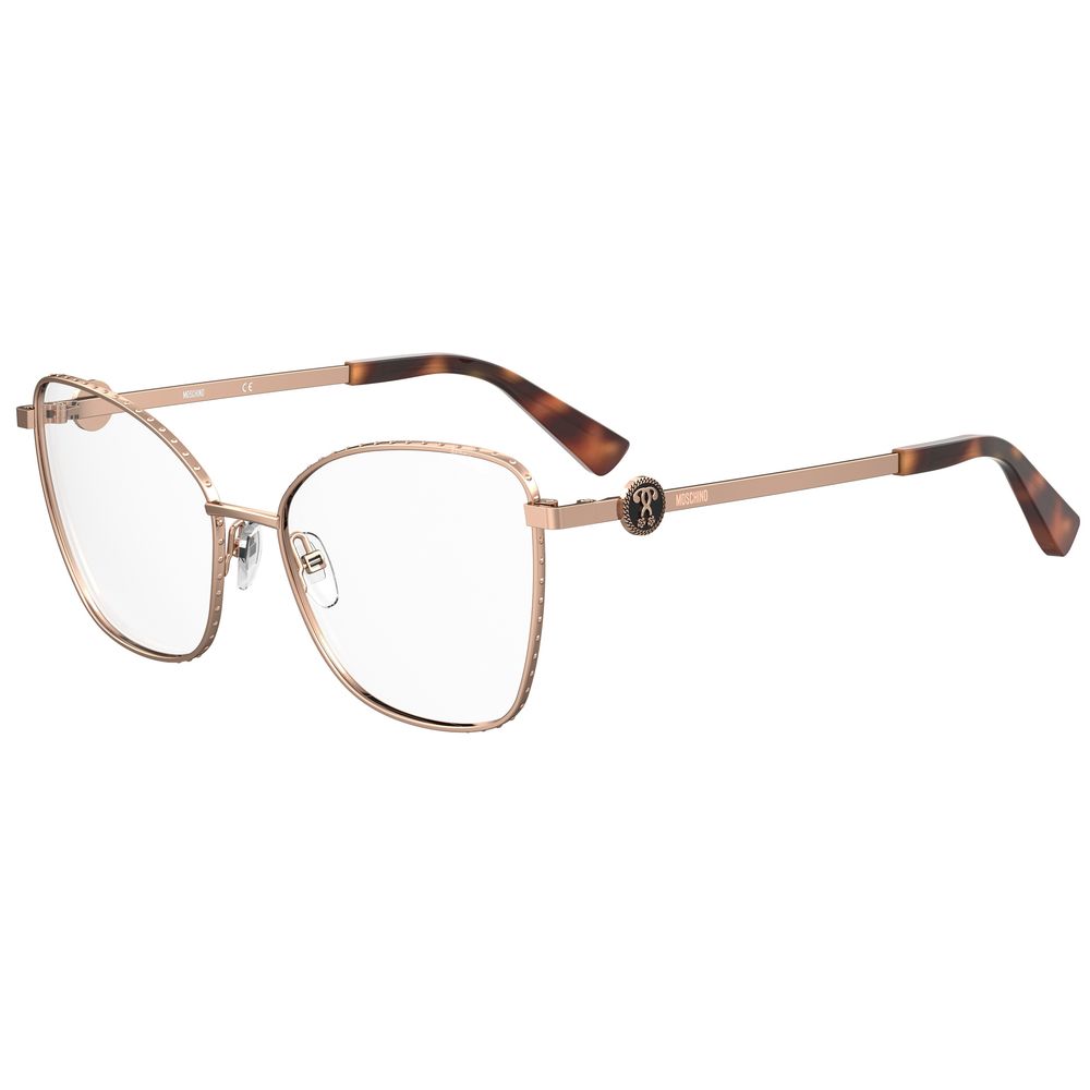 Moschino Gold Metal Women's Frames