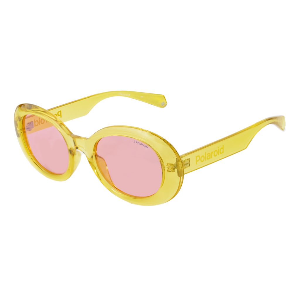 Polaroid Yellow Plastic Women's Sunglasses