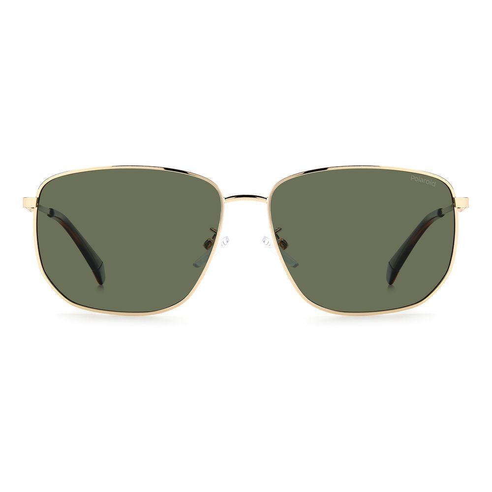 Polaroid Gold Metal Men's Sunglasses
