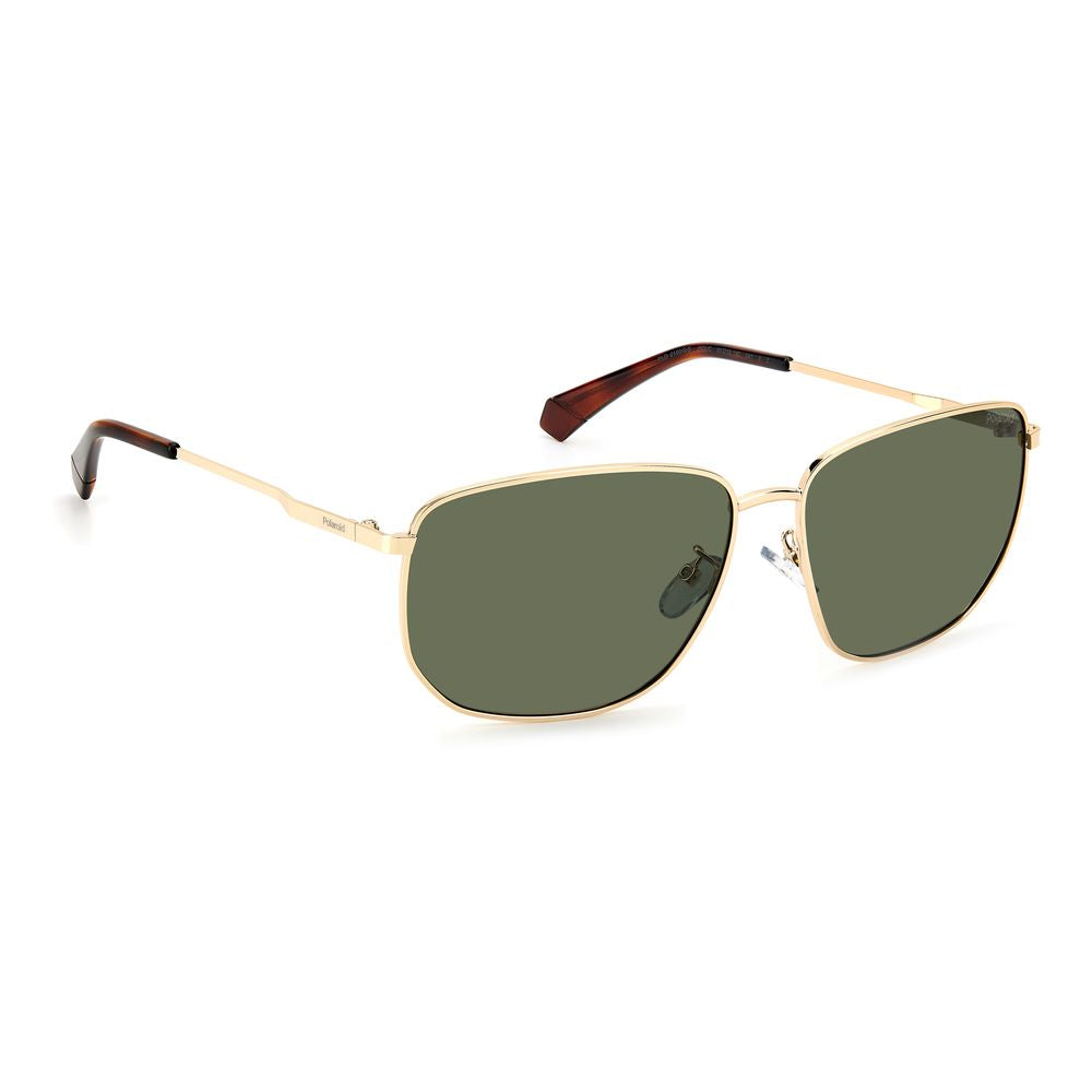 Polaroid Gold Metal Men's Sunglasses