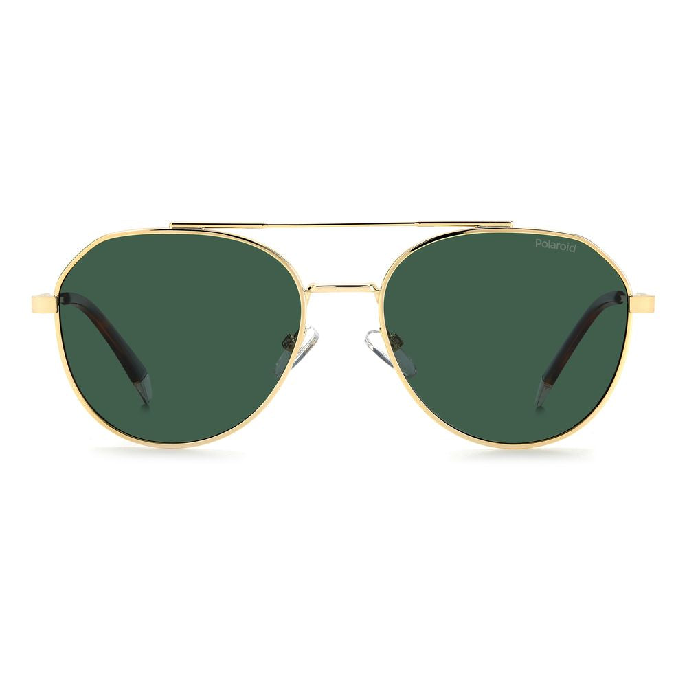 Polaroid Gold Stainless Steel Men's Sunglasses
