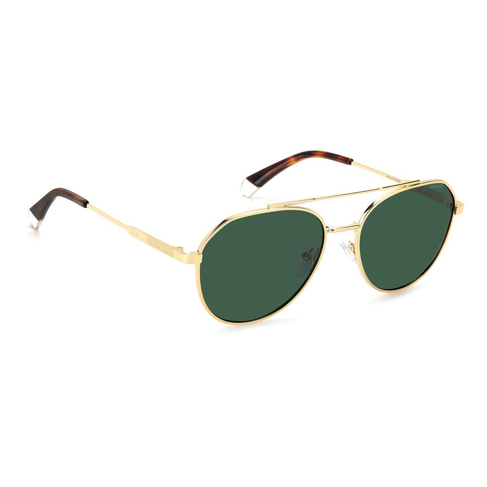 Polaroid Gold Stainless Steel Men's Sunglasses