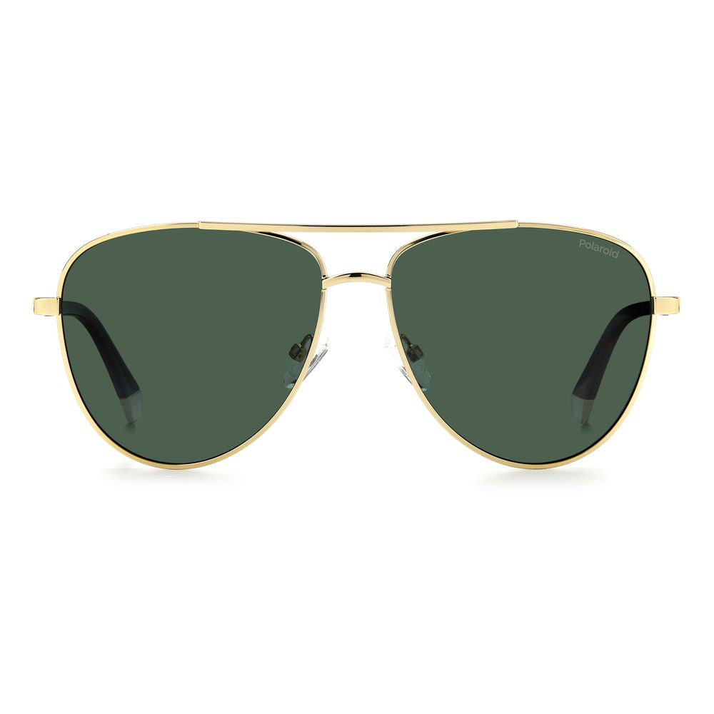 Polaroid Gold Metal Men's Sunglasses
