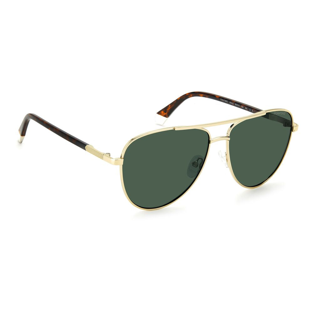 Polaroid Gold Metal Men's Sunglasses
