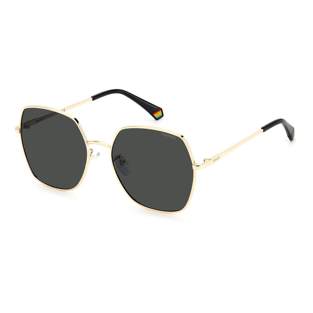 Polaroid Bicolor Stainless Steel Women's Sunglasses