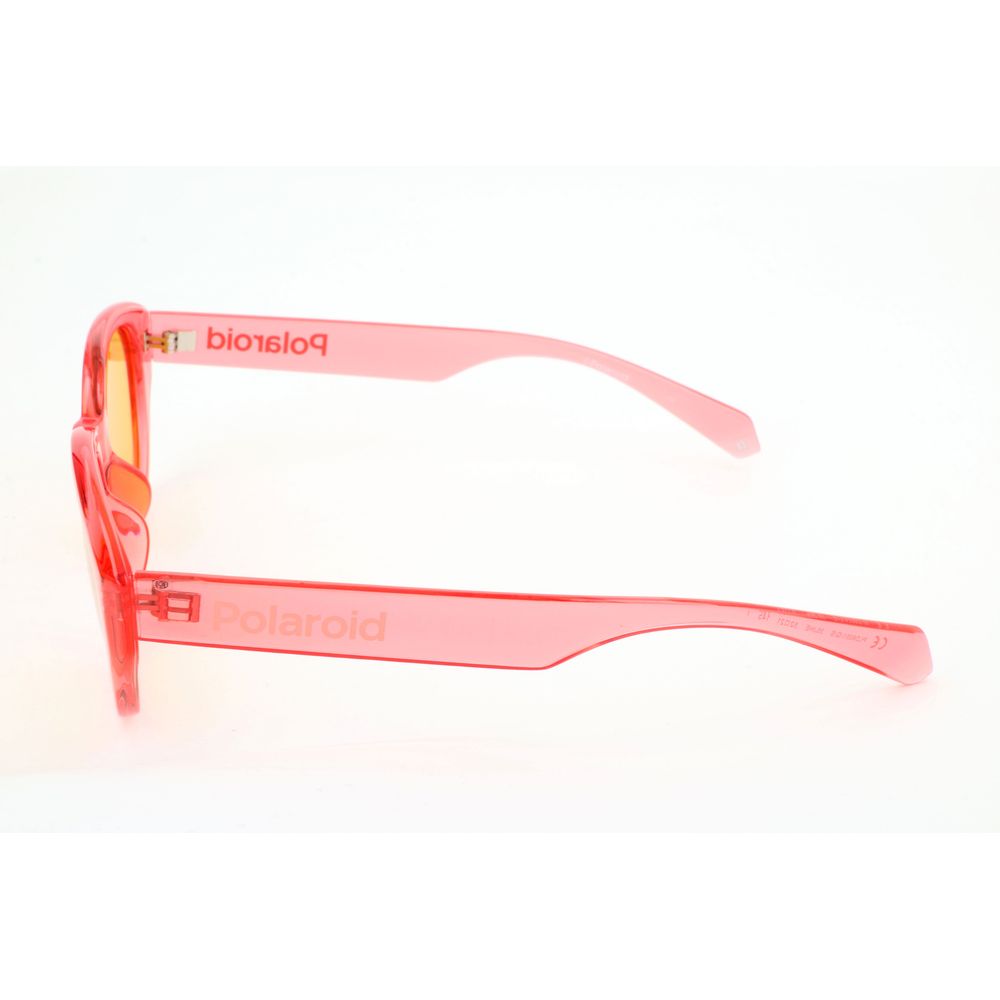 Polaroid Pink Polycarbonate Women's Sunglasses